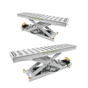 Hongruiポータブル高品質1000kg固定ローラータイプエッジバンディングマシンOEMに使用される強力な構造のリフトテーブル - Product Image 3