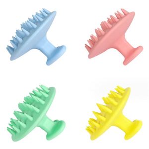 Mascotas Perros Gatos Masaje Peine de goma <span class=keywords><strong>Pelo</strong></span> <span class=keywords><strong>largo</strong></span> y corto Pequeño Grande Elimina suavemente Cobertizo suelto <span class=keywords><strong>Pelo</strong></span> Mascota Champú Cepillo de baño - Product Image 2