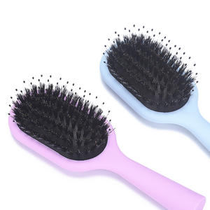 <span class=keywords><strong>Brosse</strong></span> démêlante et massante pour cheveux pour femmes, grande <span class=keywords><strong>brosse</strong></span> en nylon avec poils de sanglier pour un coiffage lisse, idéale pour <span class=keywords><strong>Amazon</strong></span> - Product Image 4