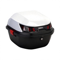 Boîte à bagages arrière universelle pour moto en ABS, 25L, verrouillable, étanche, pour scooters Sprint GTS Maxi
