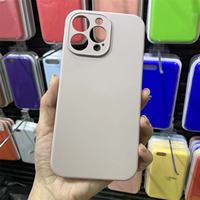 Coque de téléphone en silicone d'origine pour iPhone 11 12 13 14 15 Pro Max coque de téléphone en silicone liquide à couverture complète antichoc