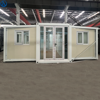 Maison Modulaire Préfabriquée en Acier de 40 pieds ou 20 pieds, Conteneur Extensible, Villa Préfabriquée avec Salle de Bain, Maison Mobile, Casa Modulaire