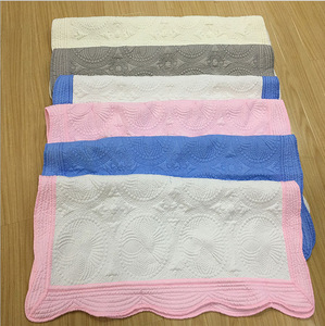 <span class=keywords><strong>Couverture</strong></span> de bébé en coton de couleur unie personnalisée, design de statistiques de <span class=keywords><strong>naissance</strong></span>, style européen, printemps automne, écologique, cadeau de <span class=keywords><strong>naissance</strong></span> - Product Image 1