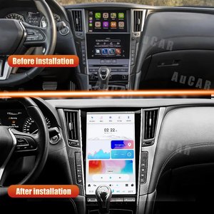 Автомагнитола AuCar на Android 11 Tesla экран GPS Navi для Mark 6 Infiniti Q50 Q50L Q60 Q60L 2020-2022 мультимедийный стереоплеер - Product Image 2