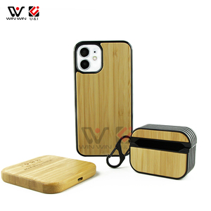Étui de protection en bois naturel pour écouteurs, <span class=keywords><strong>accessoire</strong></span> pour Mobile, lot de <span class=keywords><strong>12</strong></span> pièces - Product Image 4
