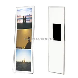 Anpassen von klaren Kühlschrank Bilderrahmen 2 X6 Magnetic Photo Booth Acryl rahmen Kühlschrank Magnetic With Inse