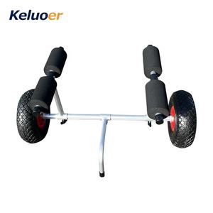 Remolque de <span class=keywords><strong>Kayak</strong></span>, accesorios <span class=keywords><strong>para</strong></span> barcos oceánicos, plataforma, transporte de barcos, carro de dos <span class=keywords><strong>ruedas</strong></span>, carros plegables de aluminio - Product Image 6