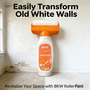 Bunkerway Industrial Drum Furniture <b>Paint</b> Odorless Eco-friendly Water-based Acrylic Interior Wall Varnish Liquid Coating Brush - Product Image 6
