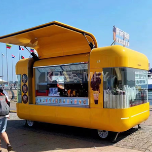 Camion mobile de remorque de chariot de nourriture de concession de remorque de nourriture de la Chine avec les remorques entièrement équipées de fibre de verre - Product Image 2
