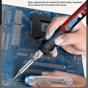 New SL101 60W Digital Display Thermostatic Electric Soldering Iron Set Adjustable <strong>Temperature</strong> Kit Electronic <strong>Components</strong> - Product Image 4