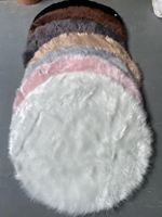 Tapis rose personnalisé de haute qualité, tapis shaggy moelleux antidérapant, tapis en fourrure artificielle, tapis shag blanc moderne pour salon