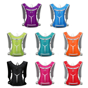 Léger respirant réfléchissant vélo Portable sac à dos cyclisme vélo équitation poche d'hydratation sac à dos avec poche pour casque - Product Image 6