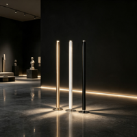 Diffuseur de parfum de sol en alliage d'aluminium doré de luxe, commande par application, éclairage LED, USB/Type-C, batterie 100 ml, grand format pour hôtel, 1 an