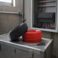 Fil de cuivre massif BV isolé PVC 450/750V pour ligne de production de machines de remplissage et de cuves d'émulsification pour usines de cosmétiques