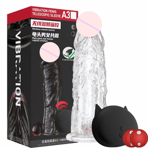 Condón de Dedo de Silicona Impermeable Diario con Fuerte Vibración, 10 Frecuencias, Sin Lubricante, 1 Pieza, <span class=keywords><strong>Caja</strong></span> de Regalo - Product Image 4