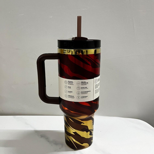 Todo Tipo de Vasos Térmicos H2.O de Marca Famosa, Réplica 1:1 del Original, los Más Vendidos en Amazon, con Tapa y Pajita, 30oz 40oz, Taza de Viaje - Product Image 4