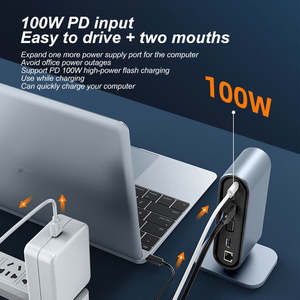 Base de Conexión USB C 12 en 1 con Doble HDMI 4K, Carga PD de 100W, Ethernet Gigabit, Lector de Tarjetas SD/TF para MacBook y Portátiles Dell - Product Image 4