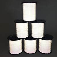 Fil à tricoter réfléchissant blanc argenté YouGuang pour produits de broderie machine à tricoter