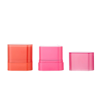 Tube vide personnalisable en plastique plat carré de 10g pour crème solaire, sérum, crème contour des yeux, crème visage, masque, blush, pâte ou boue