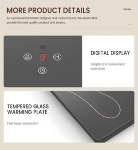 Chauffe-pieds électrique avec télécommande et affichage numérique, à arrêt automatique, pour bureau, chambre et maison, à poser sous la <span class=keywords><strong>table</strong></span> - Product Image 6