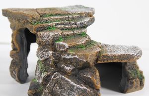 Aama-Zon bán nóng bán buôn trang trí hồ cá bò sát leo núi đá nhân tạo Bể Cá Đá hồ cá - Product Image 6