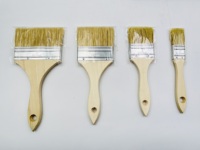 Pinceau à copeaux, manche en bois de 2 pouces, pinceau à peinture