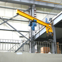 Grue à flèche d'orientation de type mural de haute qualité 1Ton 2Ton 3Ton avec palan