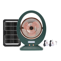 Prix d'usine Table de camping solaire en plein air Mini ventilateur rechargeable portable avec panneau solaire et USB pour une utilisation en extérieur