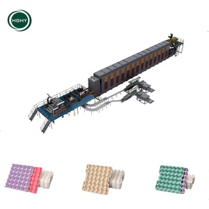 large capacity paper 12 egg tray straw pulp boxes making packing machine for chicken egg cartons egg crate