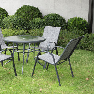 <span class=keywords><strong>Table</strong></span> d'usine originale et ensemble <span class=keywords><strong>de</strong></span> 4 chaises lounge meubles <span class=keywords><strong>de</strong></span> jardin ensemble <span class=keywords><strong>de</strong></span> <span class=keywords><strong>table</strong></span> <span class=keywords><strong>de</strong></span> jardin <span class=keywords><strong>avec</strong></span> <span class=keywords><strong>parasol</strong></span> - Product Image 6