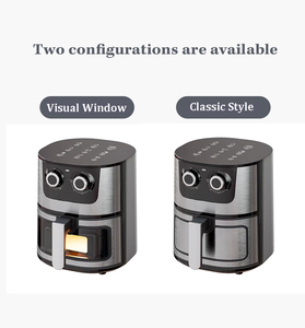 Friteuse à air 4L multifonctionnelle domestique, <span class=keywords><strong>four</strong></span> électrique automatique en acier inoxydable avec fenêtre de visualisation, grande capacité, cuisson intelligente - Product Image 1