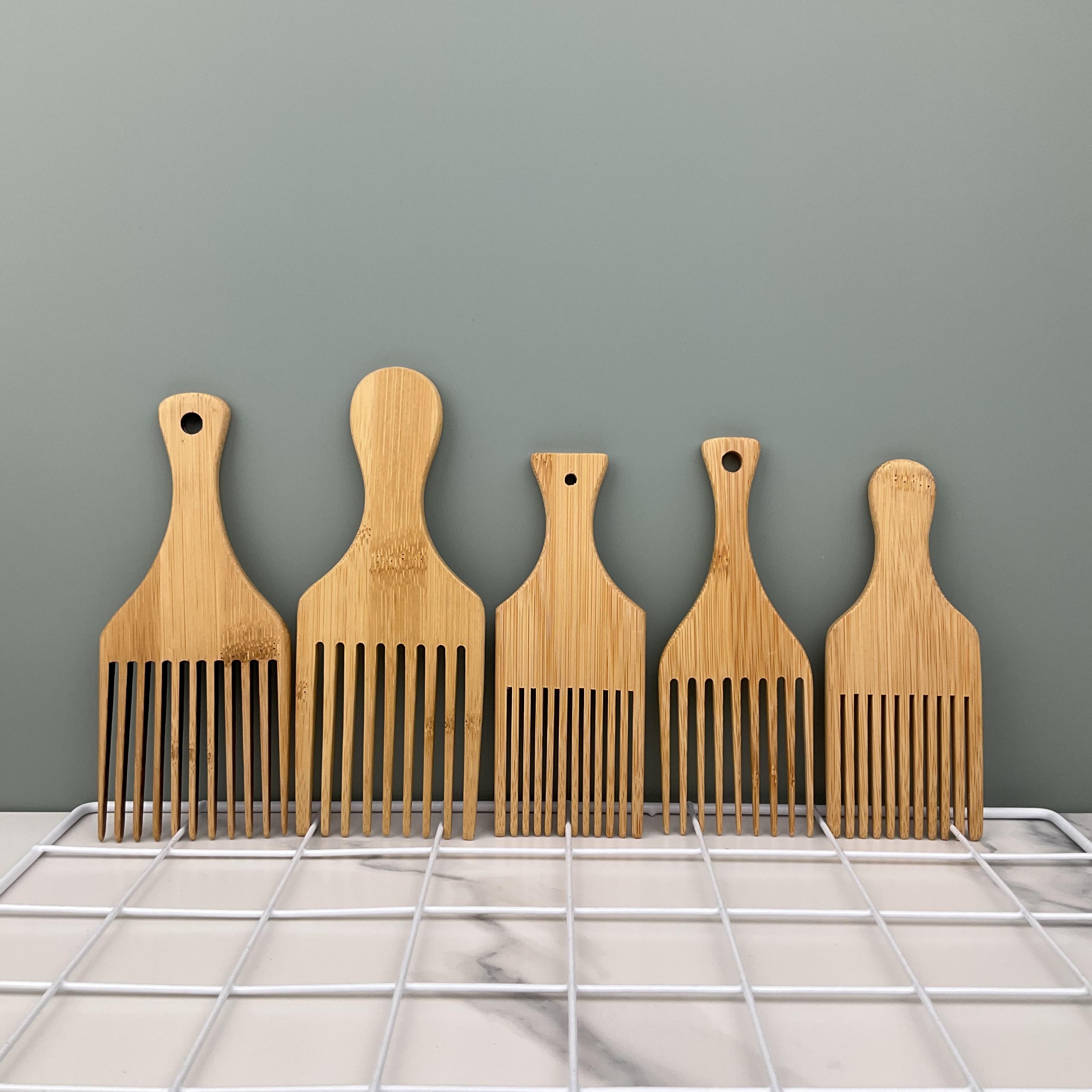 OIG Brands 6-Piece Hair Comb Set For Men & Women, Includes Wide And Fine Tooth Rat Tail Combs Pack Assorted Combs For Hair Styling And Hair Cutting Pocket Comb - View #5