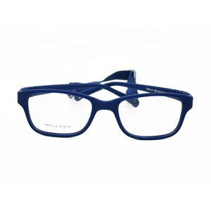 High Classic TR90 Gafas cuadradas graduadas para niños Templo flexible sin bisagra Almohadilla de silicona colorida para la nariz Marcos elásticos para anteojos - Product Image 2