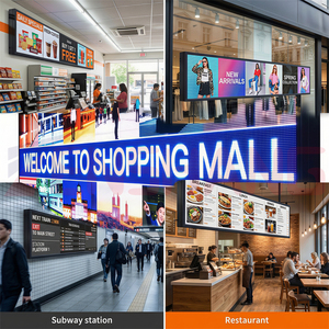 Écran LED flexible TENSHANG P2 P3 P5 RGB couleur pleine, haute luminosité, pour affichage mural, publicité, texte défilant, vidéo - Product Image 4