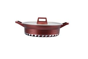 Juego de utensilios de cocina de estilo profundo de 10 Uds., cazuelas de <span class=keywords><strong>aluminio</strong></span> fundidas a presión, ollas antiadherentes no tóxicas para una cocina saludable - Product Image 5