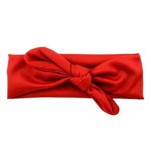 Diadema elástica suave para niña, Diadema con lazo de oreja de conejo para niños - Product Image 1