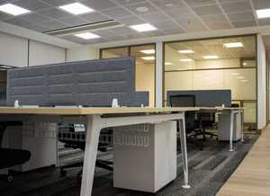 Nouvelles cloisons de bureau insonorisantes et acoustiques, écrans de séparation de bureau amovibles, design moderne - Product Image 5
