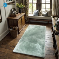 Tapis polonais moelleux de haute qualité, tapis de mosquée doux, tapis à poils longs et épais, tapis shaggy super doux pour la décoration intérieure