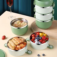 LFS Nouvelle Arrivée Acier Inoxydable Thermique École Enfants Enfants Tiffin Bento Boîte À Lunch Avec Sac Boîte À Lunch