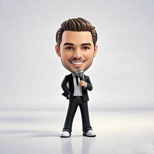 Poupée Bobblehead personnalisable, reproduisant la vraie peinture d'animaux humains, peut être utilisée pour les ornements de voiture et les animaux de bureau - Product Image 2