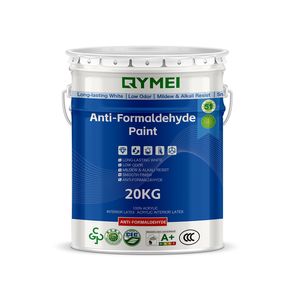 Pintura Látex para Interiores QYM Anti-Formaldehído 20kg 100% Acrílica Bajo Olor Resistente al Moho y a los Álcalis Uso en Construcción Certificación A+ - Product Image 1