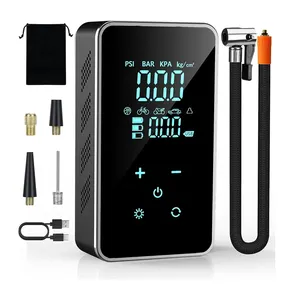 휴대용 자동차 에어 펌프 12V 150PSI 휴대용 타이어 펌프 전기 디지털 자전거 자동차 타이어 팽창기 디지털 인플레이션 펌프 - Product Image 1