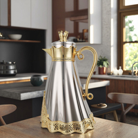 Cafetera de estilo árabe vintage de la mejor calidad, nuevo frasco de vacío popular con revestimiento de vidrio para ollas para regalos