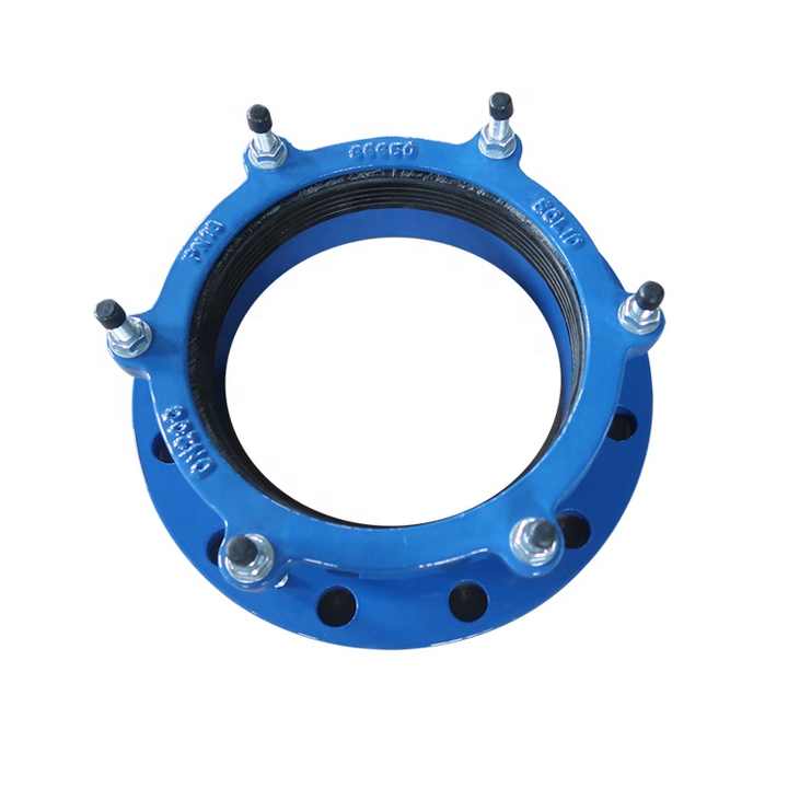 Резьбовый фланцевый переходник для труб из чугунной разливки с высокой пластичностью