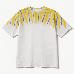 T-Shirt Tie Dye HuaYi GOTS&OEKO-TEX, Abbigliamento Urbano Premium e Moda Streetwear, 100% <span class=keywords><strong>Cotone</strong></span> Morbido Traspirante, Maglietta Oversize Personalizzata - Product Image 2