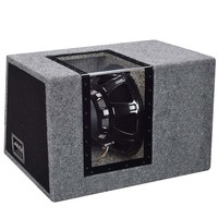 Caja de altavoz plexiglás para sistema de sonido de coche, subwoofer de 12 pulgadas y 300w