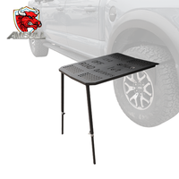 Ambull Factory Custom Outdoor Car Heavy Duty Parts Portable Folding Pliable Réglable Tire Mounted Table