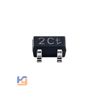 Transistor NPN SMD BC849CW SOT-323, amplificateur de petit signal, interrupteur général, composant électronique bipolaire, original en stock