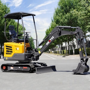 Mini-excavatrices 2 tonnes pour usage domestique, livraison gratuite, machine de terrassement, excavatrice sur chenilles Hy20 Hy18 Hy16 avec certification CE - Product Image 5