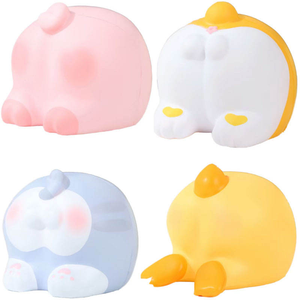 2025 animales Kawaii juguete sensorial Fidget PU espuma Squishy Squeeze alivio del estrés para niños y adultos - Product Image 1